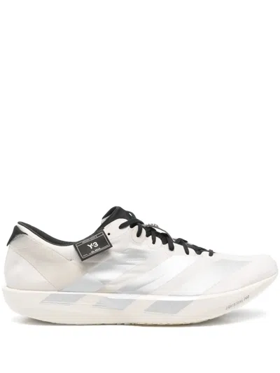 Y-3 Adizero Adios 9 Sneakers In Neutrals