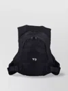 Y-3 Adjustable Strap Front Zip Mesh Backpack