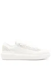 Y-3 Ajatu Court Lace-up Sneakers In White