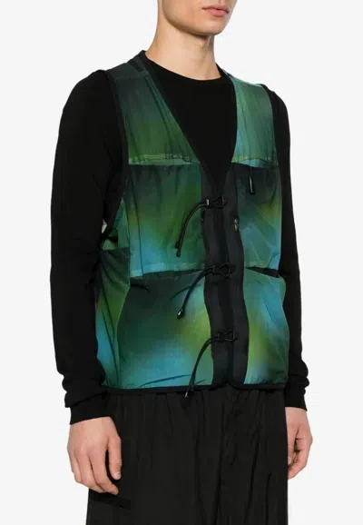 Y-3 All-over Print Mesh Vest In Multi