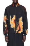 Y-3 Allover Print 3-stripes Track Jacket In Multi