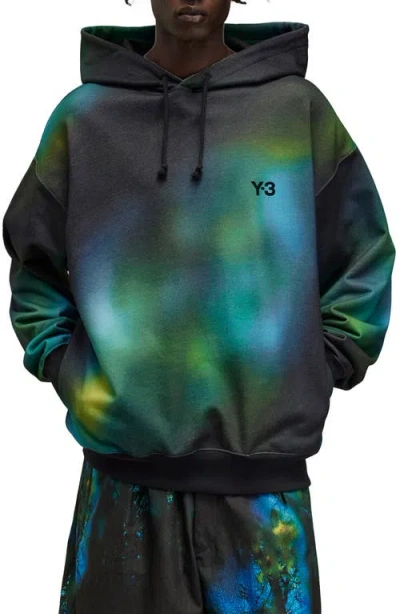 Y-3 Allover Print French Terry Hoodie In Multicolor
