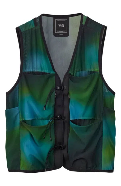 Y-3 Y-3 ALLOVER PRINT MESH VEST