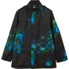 Y-3 Aop Field Jacket In Black/blue Multicolor