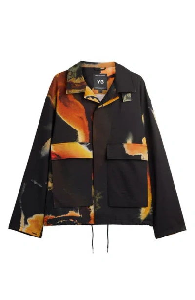 Y-3 Allover Print Sport Uniform Coach's Jacket In Multi