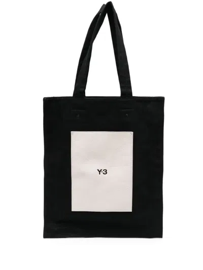 Y-3 And-3 Lux Tote Handbag In Black