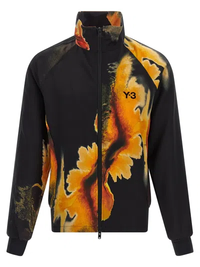 Y-3 Aop - 3-strisce Sweatshirt Multicolor In Brown