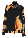 Y-3 Aop Abstract-print Zip-up Jacket In Multi