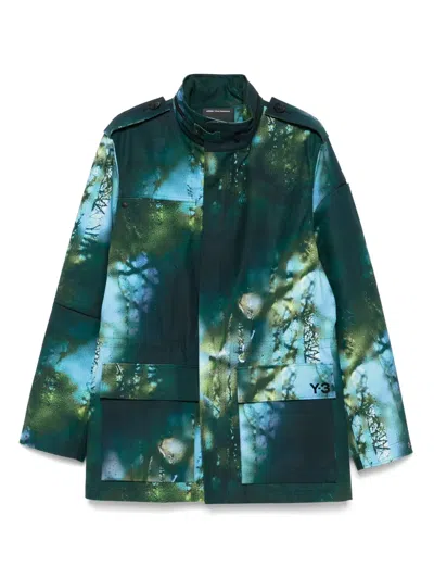 Y-3 Aop Jacket In Blue