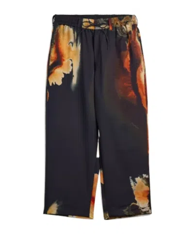 Y-3 Aop Sport Uniform Track Pants In Black