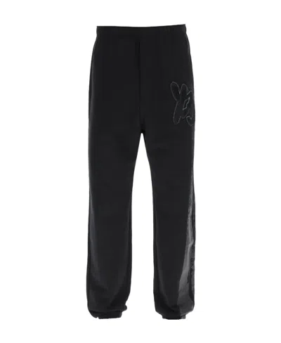 Y-3 Appliqué Logo Track Trousers In Black