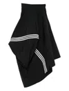 Y-3 Uneven Hem Skirt In Black