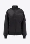 Y-3 Asymmetric Zip-up Track Jacket In Black