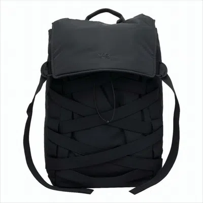 Y-3 Back Backpack With Structured Silhouette In Black
