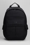Y-3 Flap Pocket Magnetic Backpack In Black
