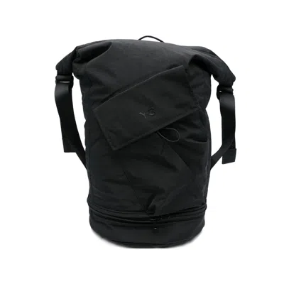Y-3 Logo Backpack In Black