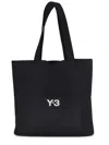 Y-3 Logo Printed Top Handle Bag