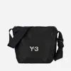 Y-3 Zippered Shoulder Bag In Black