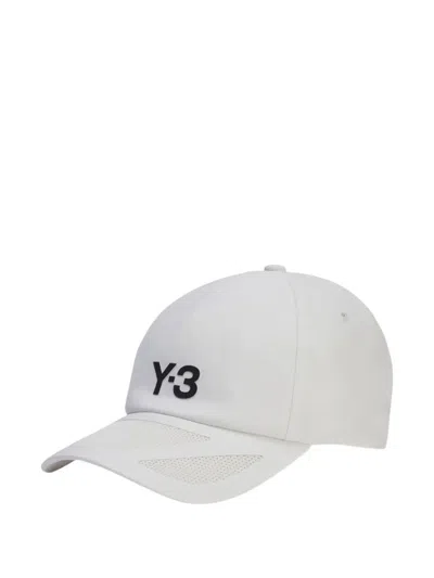 Y-3 Bb Clima Perforated Baseball Cap In White