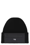 Y-3 Y 3 Beanie Hat In Black