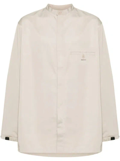 Y-3 X Adidas Twill Shirt In Clabro