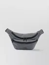 Y-3 Belt Bag With Adjustable Strap And Front Zip Pocket In Gray