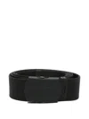 Y-3 Belt With Embossed Logo In Black