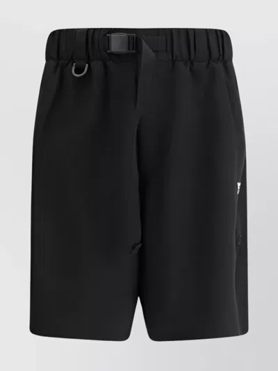 Y-3 Black Logo Bermuda Shorts