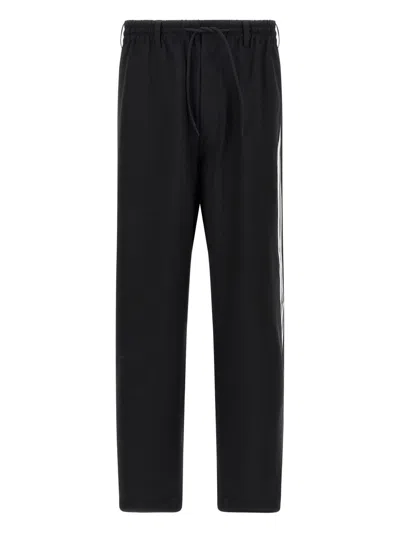 Y-3 Adidas Track Pants In Black