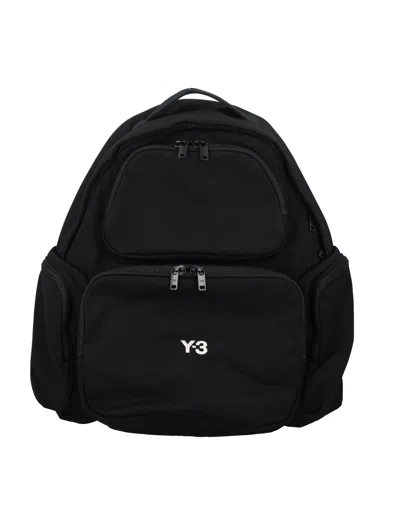 Y-3 Black And-3 Backpack For Men