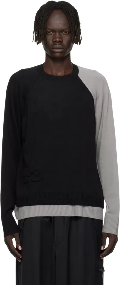 Y-3 U Logo Crew Neck In Black