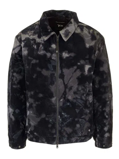 Y-3 BLACK AND WHITE CAMOUFLAGE JACKET