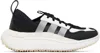 Y-3 Black & White Qisan Cozy Ii Sneakers In Black/core White