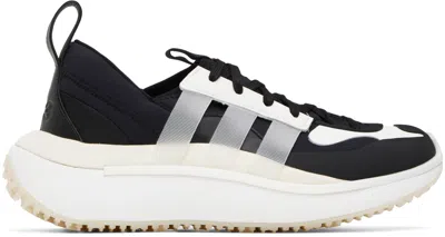 Y-3 Black & White Qisan Cozy Ii Sneakers In Black/core White