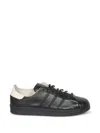 Y-3 Black And White Sneakers In Black