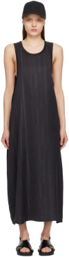 Y-3 Sleeveless Midi Dress In Black