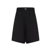Y-3 Nylon Bermuda Shorts In Black