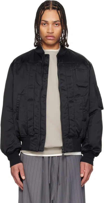 Y-3 BLACK BOMBER JACKET