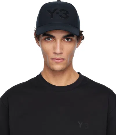 Y-3 Black Classic Logo Cap