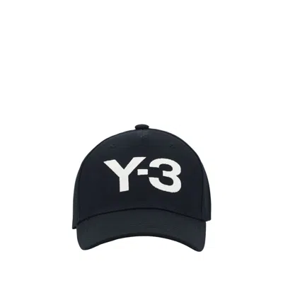 Y-3 Black Cotton Cap (baseball Hat)