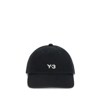 Y-3 Black Cotton Cap (baseball Hat)
