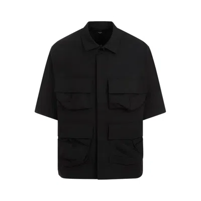 Y-3 Black Cotton Pocket Shirt