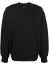 Y-3 Black Cotton Sweatshirt