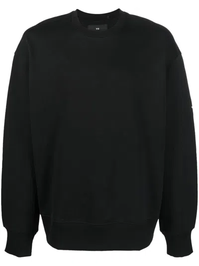 Y-3 Black Cotton Sweatshirt
