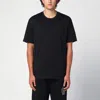 Y-3 Adidas Back Print Short Sleeved Cotton T-shirt Clothing In Black