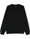 Y-3 Logo Cotton Sweatshirt In Black