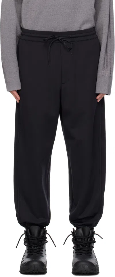 Y-3 Black Cuffed Track Pants