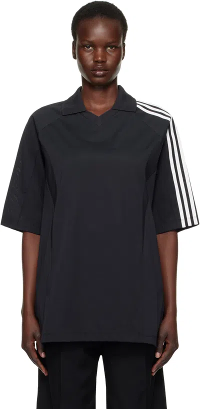 Y-3 Black Cut Line Polo