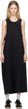 Y-3 Sleeveless Midi Dress In Black