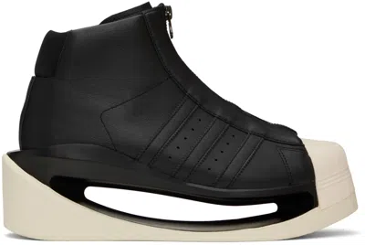 Y-3 Black Gendo Pro Model Sneakers In Black/black/cream Wh